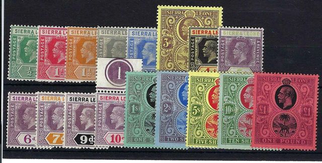 Image of Sierra Leone SG 112/26 UMM British Commonwealth Stamp